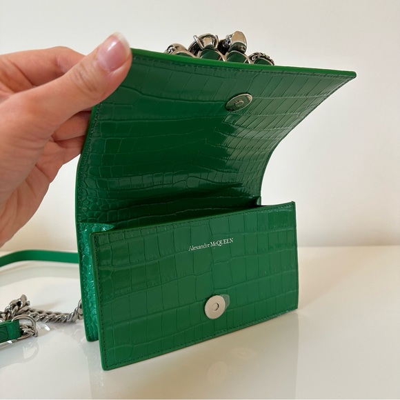 Alexander McQueen Jewelled Satchel Mini Shoulder Bag - Picture 10 of 15